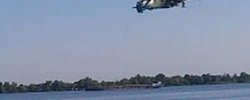 Боевой Вертолет Распугал Отдыхающих