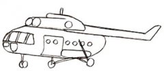 Как нарисовать вертолет, шаг 4