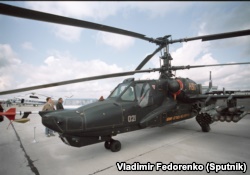 Одноместный армейский боевой вертолет Ка-50